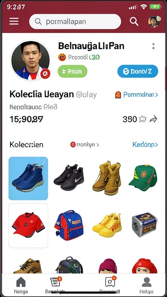 Tangkapan layar menunjukkan pilihan karakter yang beragam.