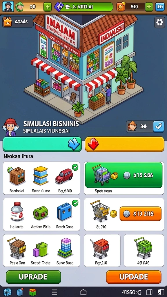 Tampilan utamanya yang memikat dengan karakter utama.