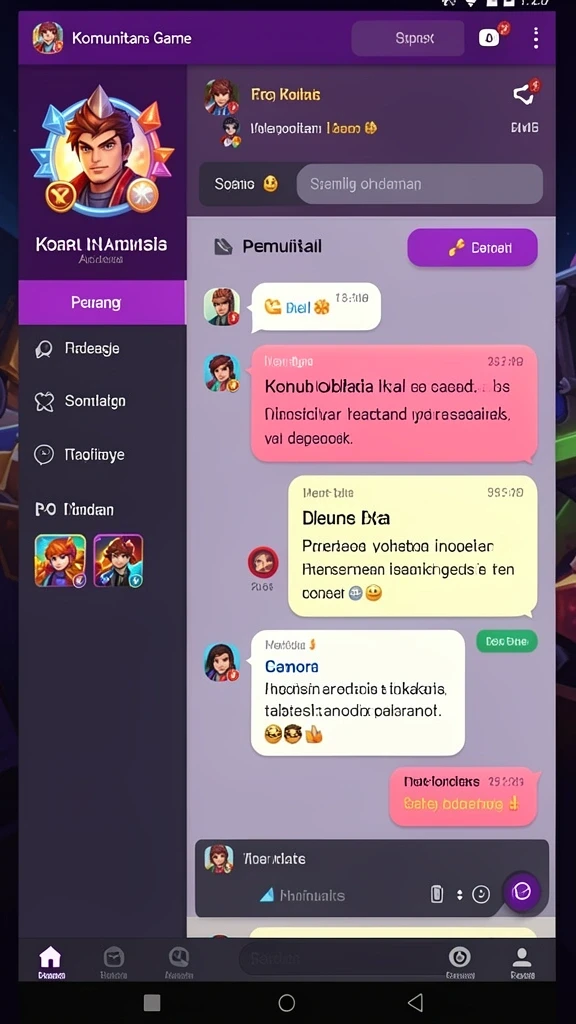 Karakter yang dapat dikustomisasi dengan beragam pilihan.