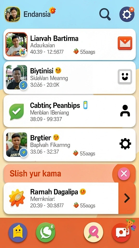 Beragam permainan menarik menunggu untuk dicoba.