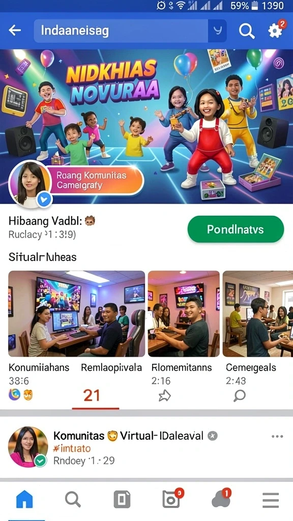 Menu pembaruan terbaru yang informatif dan menarik.