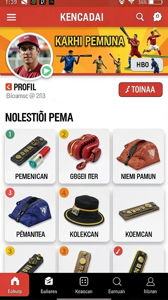 Screenshot dari pengalaman permainan yang mendebarkan.