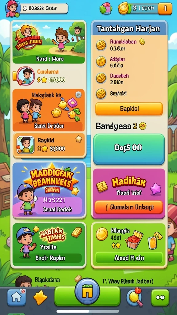 Tampilan antarmuka yang menarik dan intuitif.