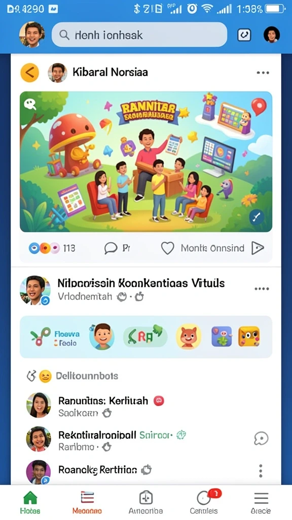 Fitur misi yang menantang dan bervariasi.