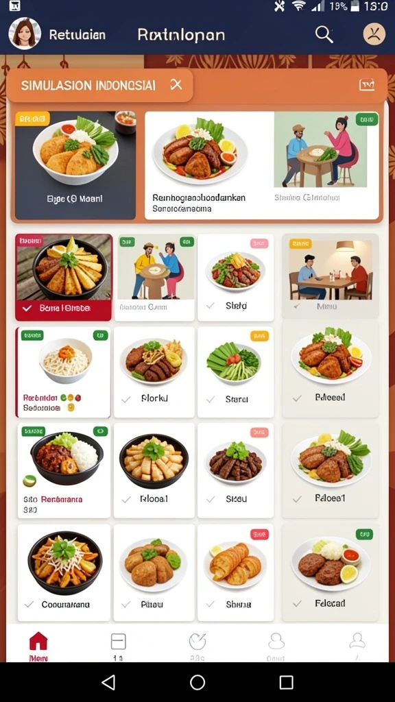 Karakter yang dapat disesuaikan dengan banyak pilihan.