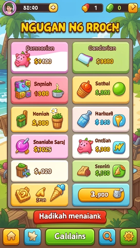 Beragam permainan slot dengan tema yang berbeda.