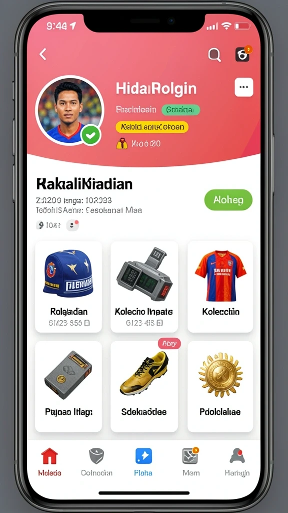 Tampilan awal permainan yang menarik.