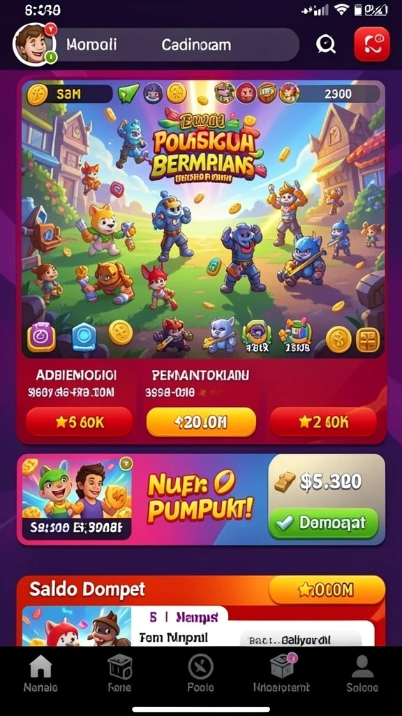 Aksi seru dalam game DKK dengan karakter yang dinamis.