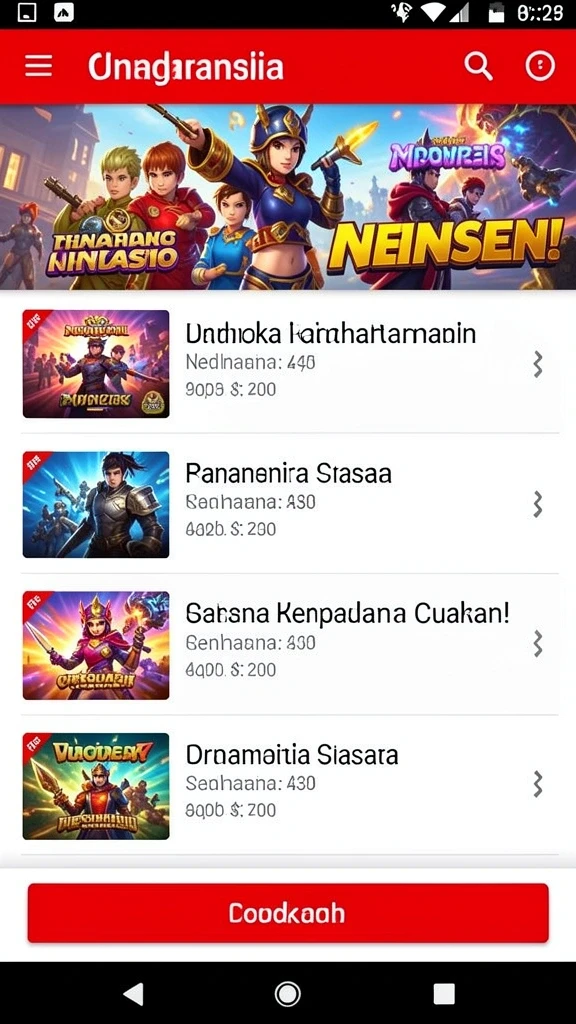 Rasakan keseruan bermain dengan berbagai permainan menarik.