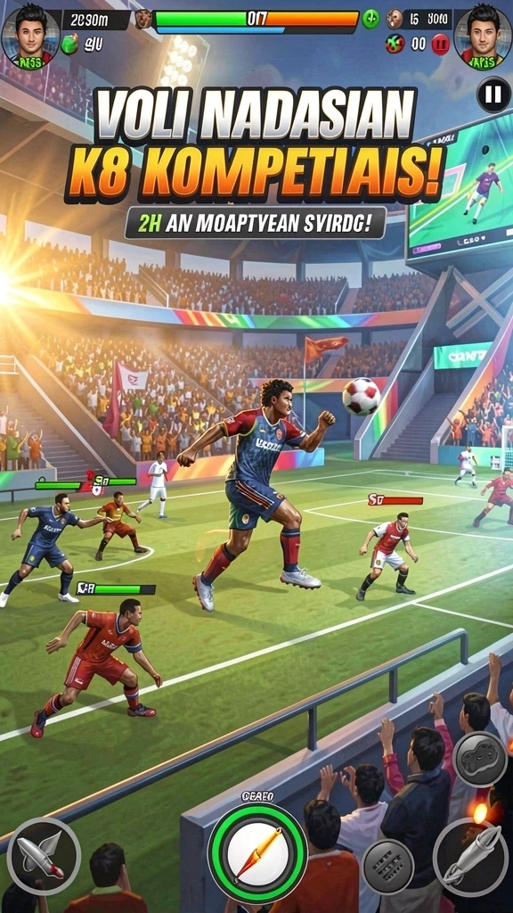 Pengguna sedang menikmati permainan slot yang menegangkan.