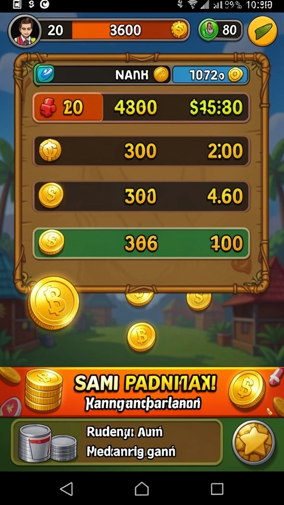 Tangkapan layar menunjukkan grafis yang indah dan detail permainan.