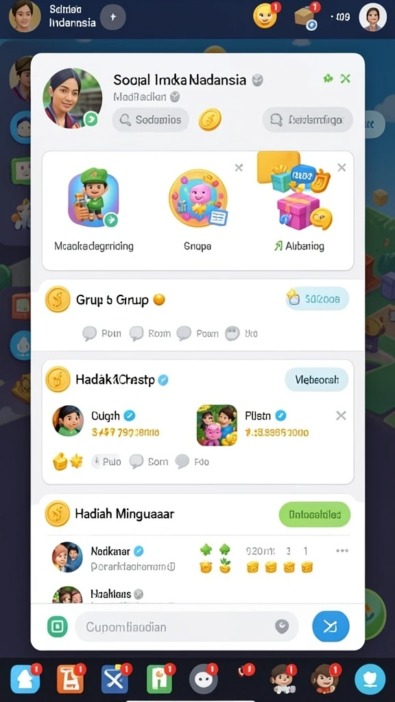 Tampilan pertama aplikasi IDRKING yang menawan.