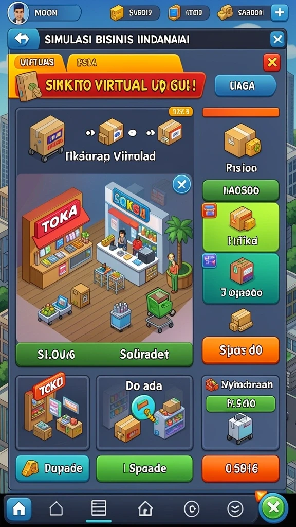 Menu permainan dengan berbagai pilihan togel menarik.