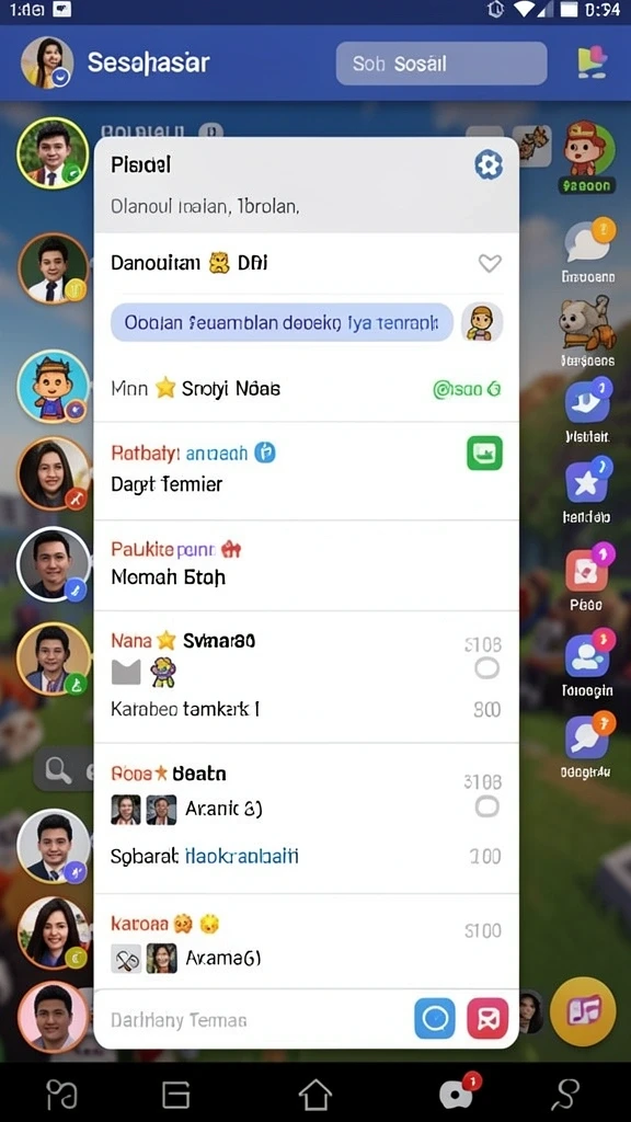 Fitur leaderboard yang memacu semangat kompetisi.