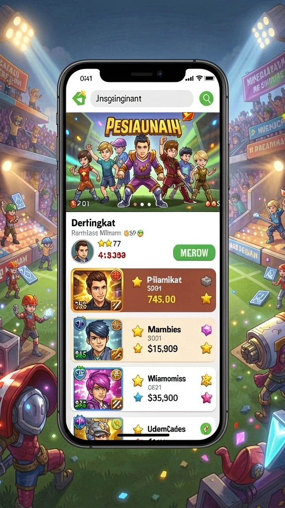 Tampilan antarmuka pengguna yang intuitif.