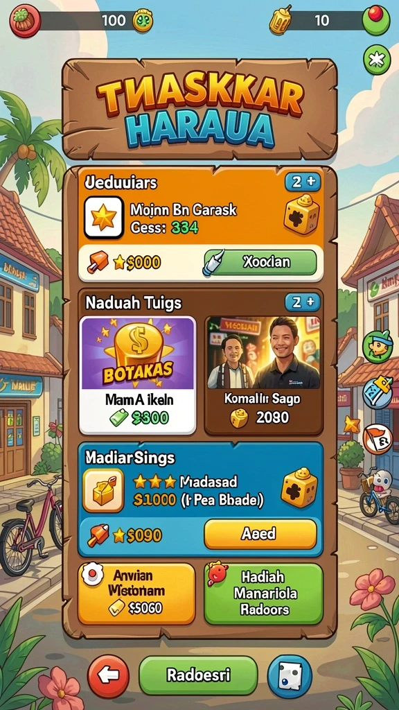 Berbagai tema slot yang menarik.
