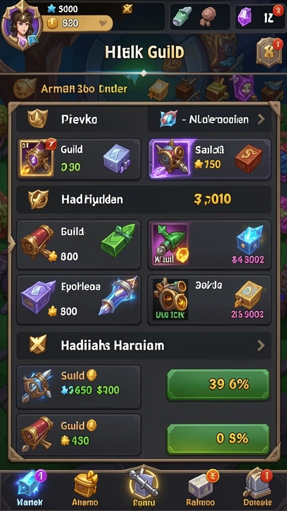 Tampilan level pertama yang penuh warna dan menarik.