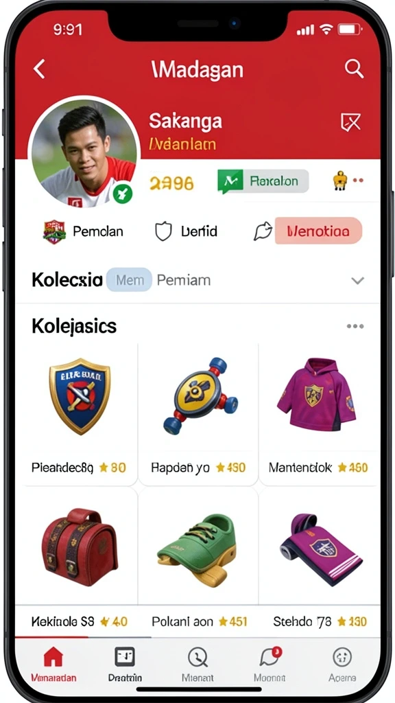Karakter dengan kemampuan unik untuk setiap level.