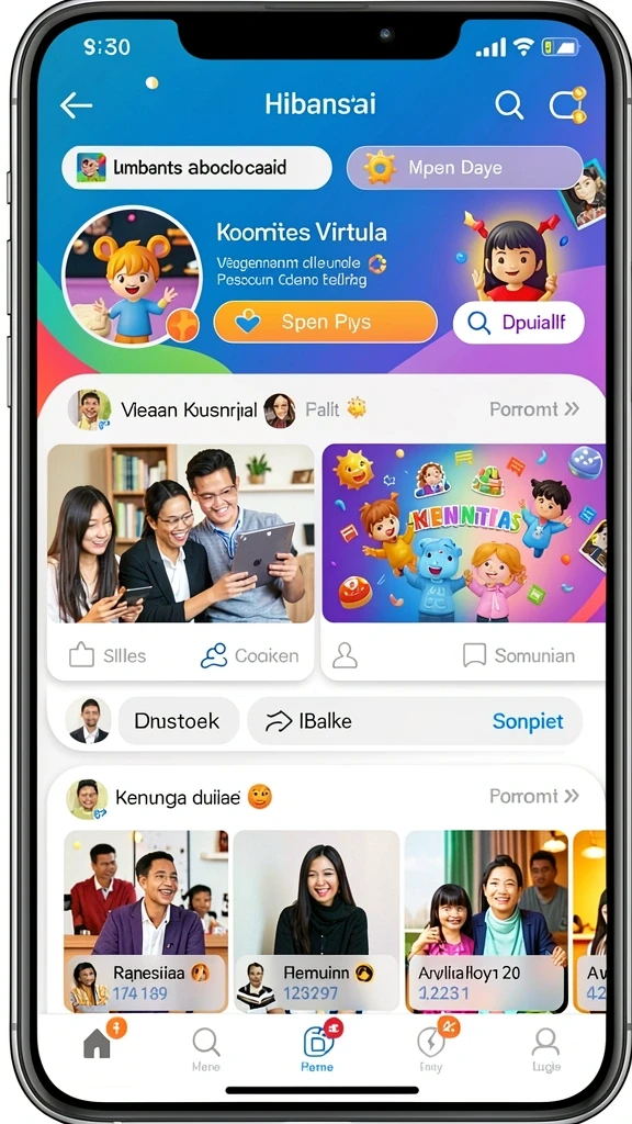 Tampilan antarmuka yang menarik dan user-friendly.