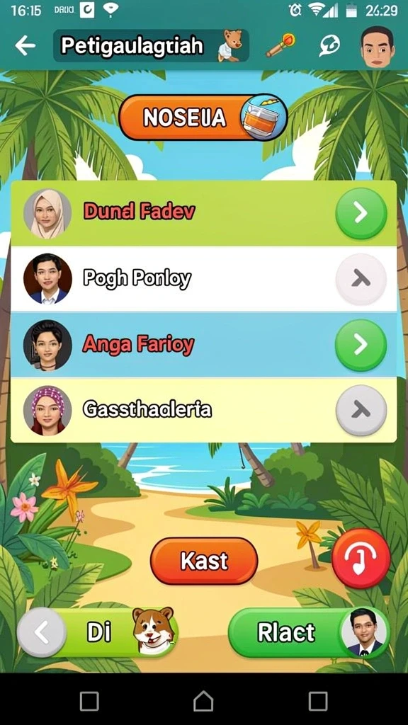 Tampilan antarmuka yang menarik dan intuitif.