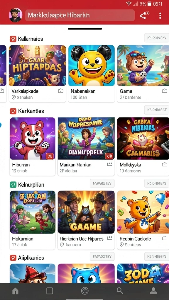 Screenshot menunjukkan fitur taruhan olahraga yang mengesankan.