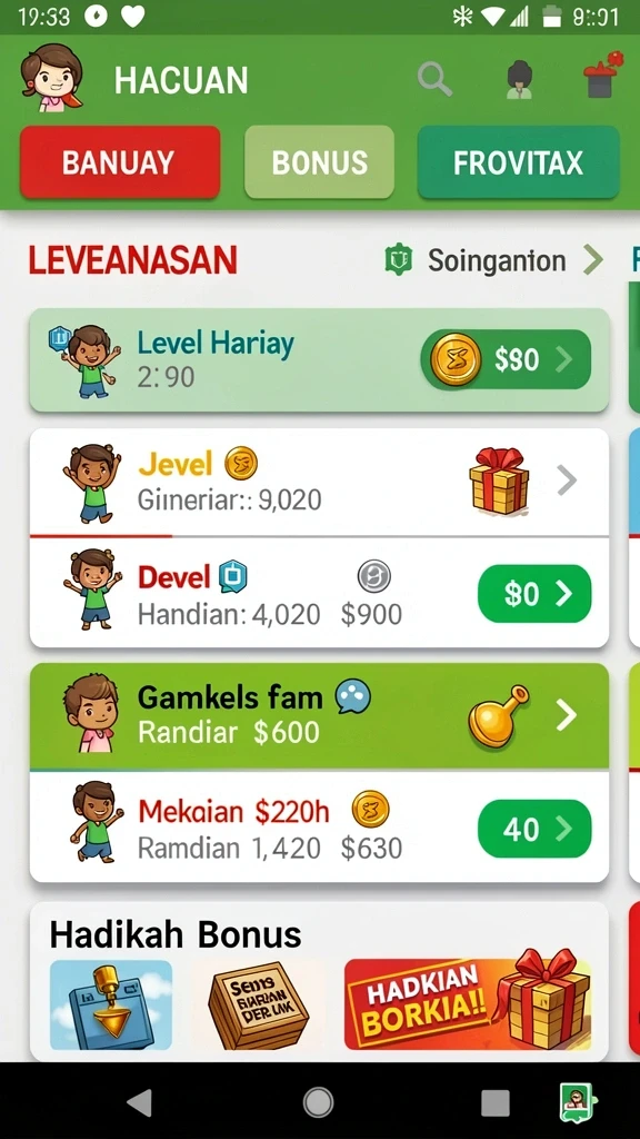 Fitur sosial yang memungkinkan bermain bersama teman-teman.
