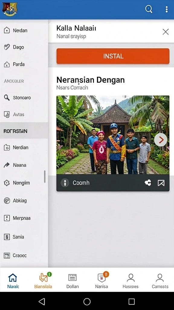 Tampilan antarmuka pengguna yang menarik dan intuitif.