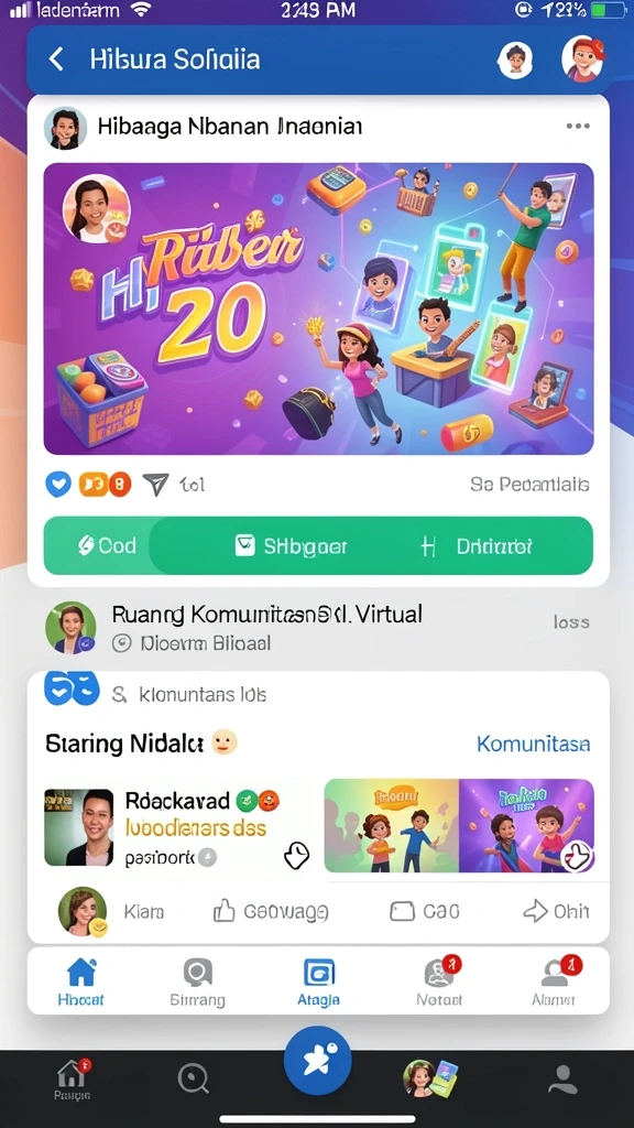 Tampilan antarmuka yang user-friendly.