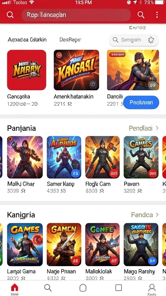 Tangkapan layar interaksi dengan teman dalam permainan.